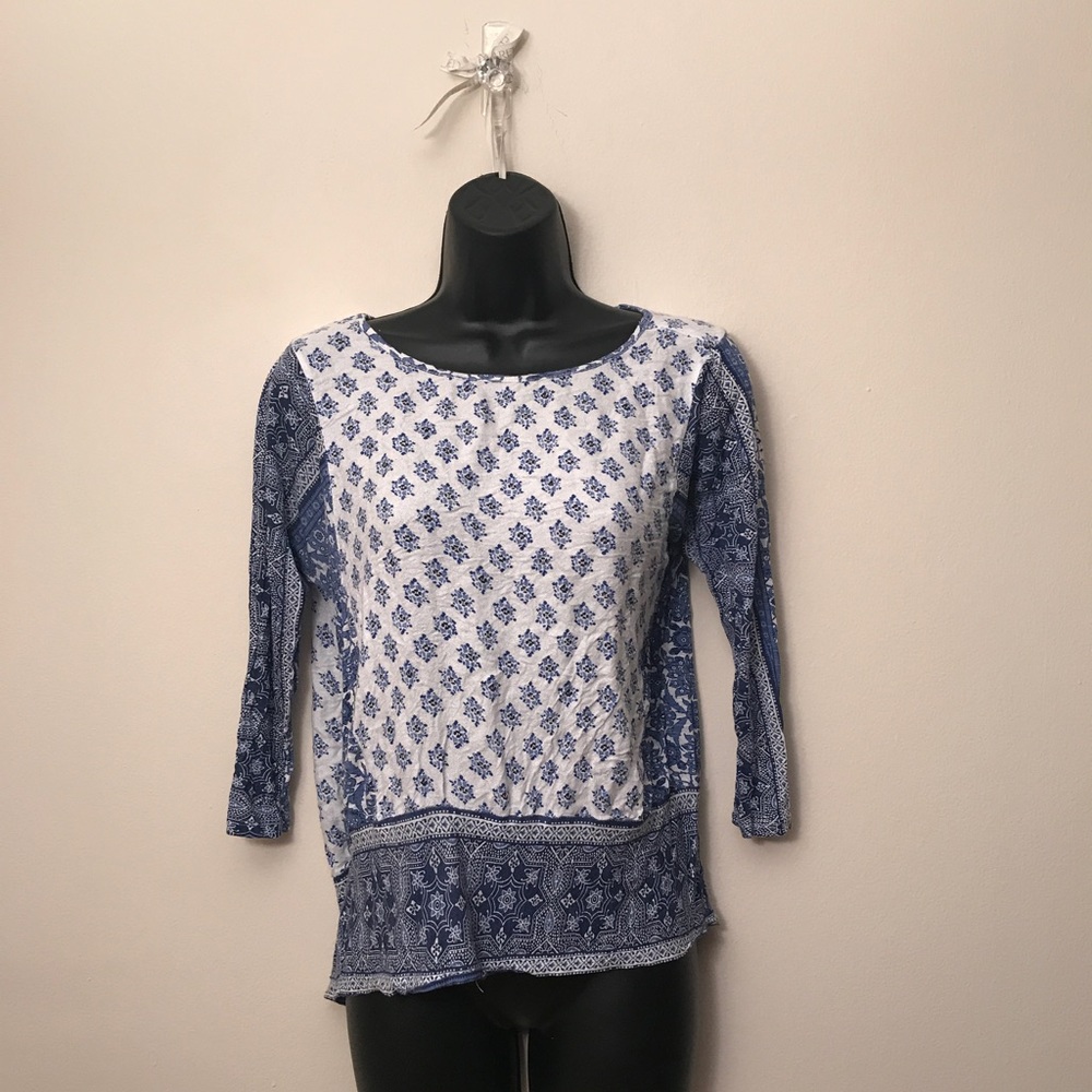LUCKY BRAND: Bandana Style Detail Top! - Size S